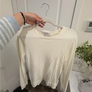 Banana Republic Off-White Long Sleeve Top
